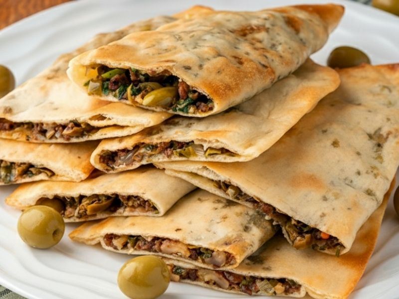 Dışı Çıtır İçi Yumuşacık Yeşil Zeytinli Börek Tarifi