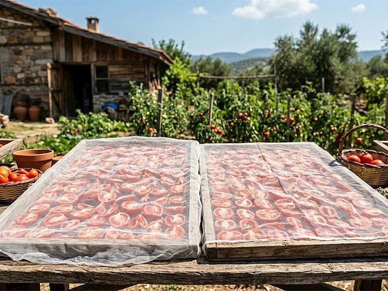 Domates Kuruturken Üstü Örtülür Mü?