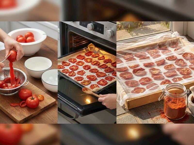 Domatesin Kabuğu Nasıl Kurutulur?