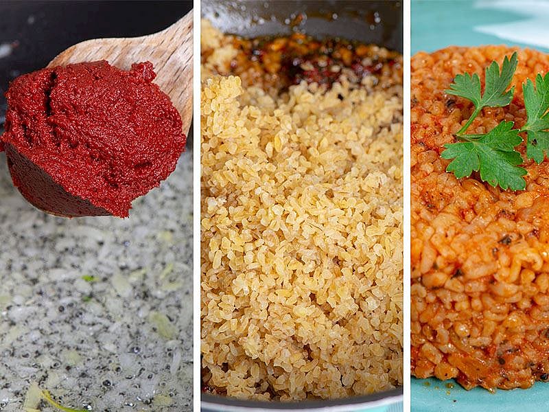 Domatesli Bulgur Pilavına Salça Konur Mu?