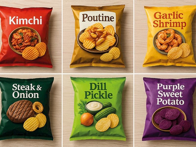 Dünyanın Dört Bir Yanından 9 Farklı Cips Çeşidi
