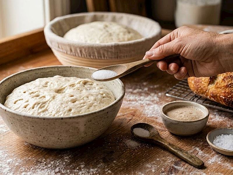 Ekmek Hamuruna Neden Bir Tutam Şeker Katılır?