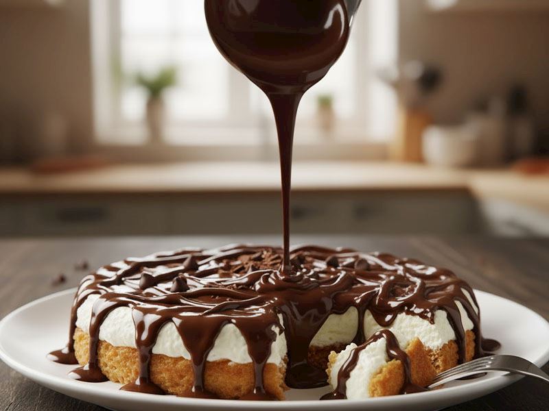 Etimek Tatlısının Üstüne Çikolata Sosu Dökülür Mü?