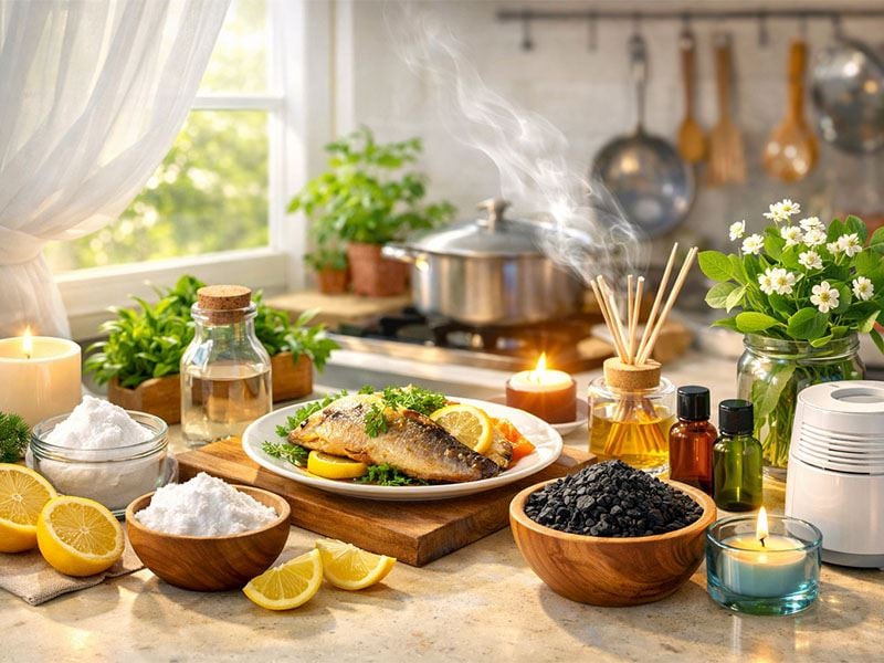 Evdeki Balık Kokusunu Yok Etmenin 6 Tüyosu