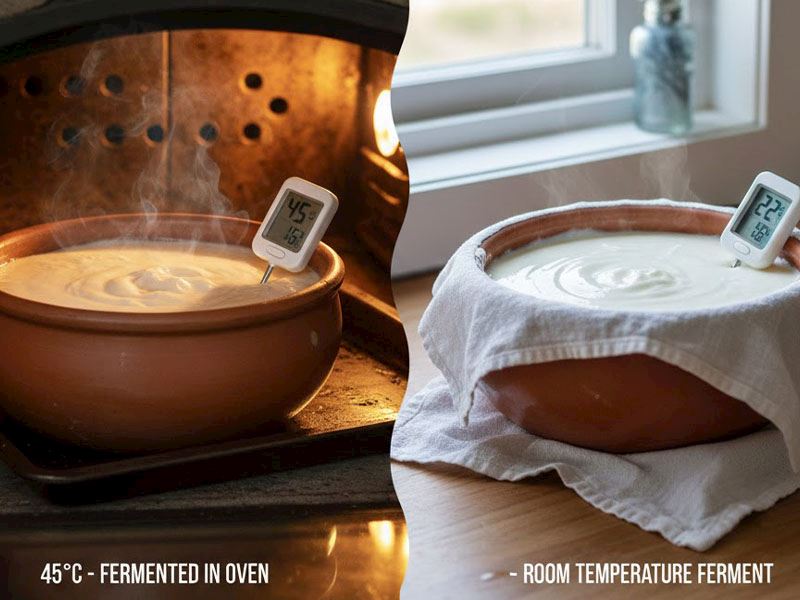 Fırında ve Oda Isısında Mayalanan Yoğurt Arasındaki 5 Temel Fark