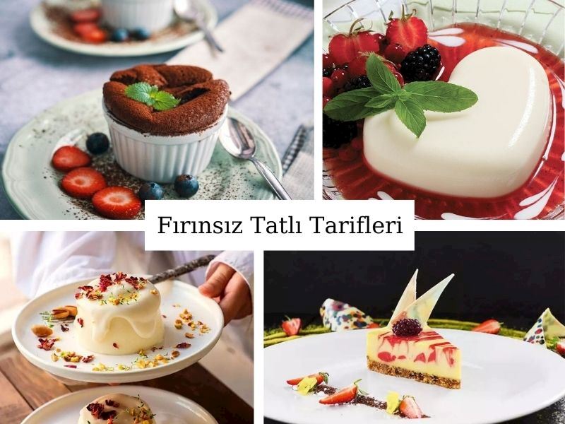 Fırınsız Tatlı Tarifleri: Fırın Kullanmadan Yapabileceğiniz 30 Pratik Tatlı Tarifi