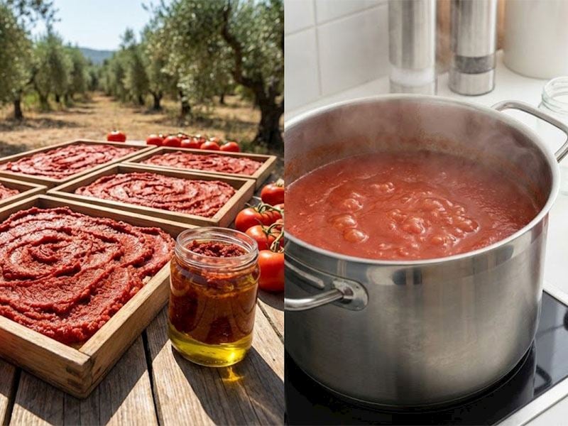 Güneşte Kurutulan Salça Mı Yoksa Kaynatma Salça Mı Daha İyidir?