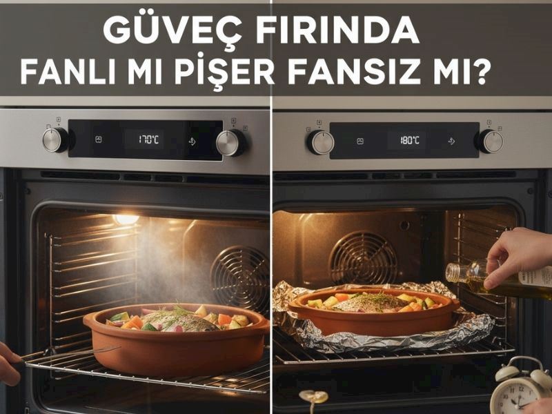 Güveç Fırında Fanlı Mı Pişer Fansız Mı?