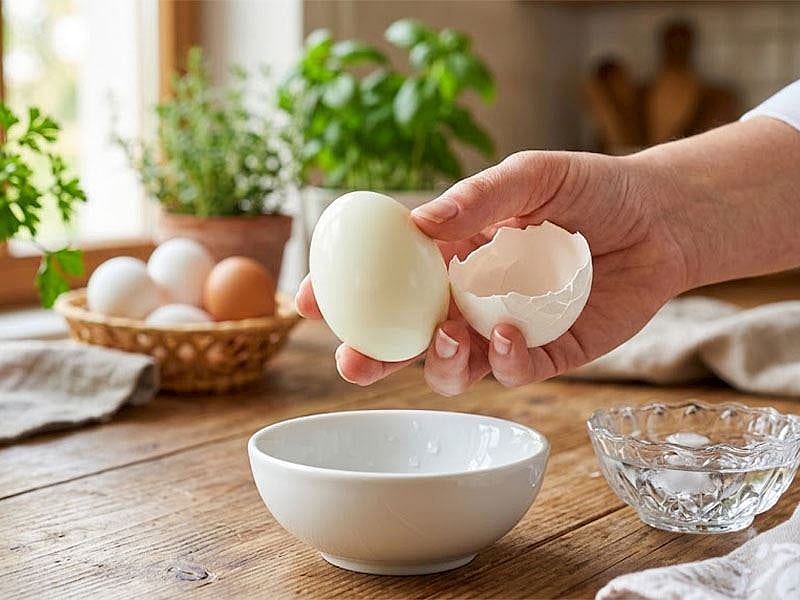 Haşlanmış Yumurta Kabuğundan Tek Parçada Nasıl Ayrılır?