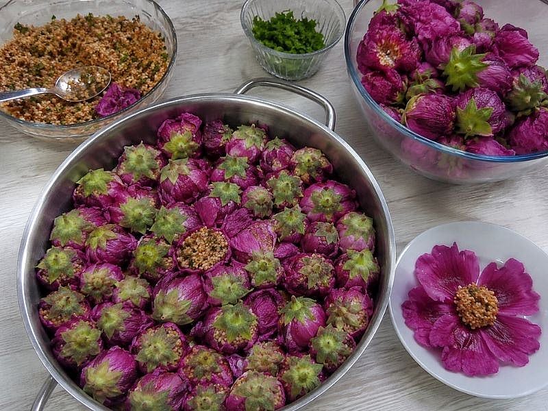 Hatmi Çiçeği Dolması Nasıl Yapılır?