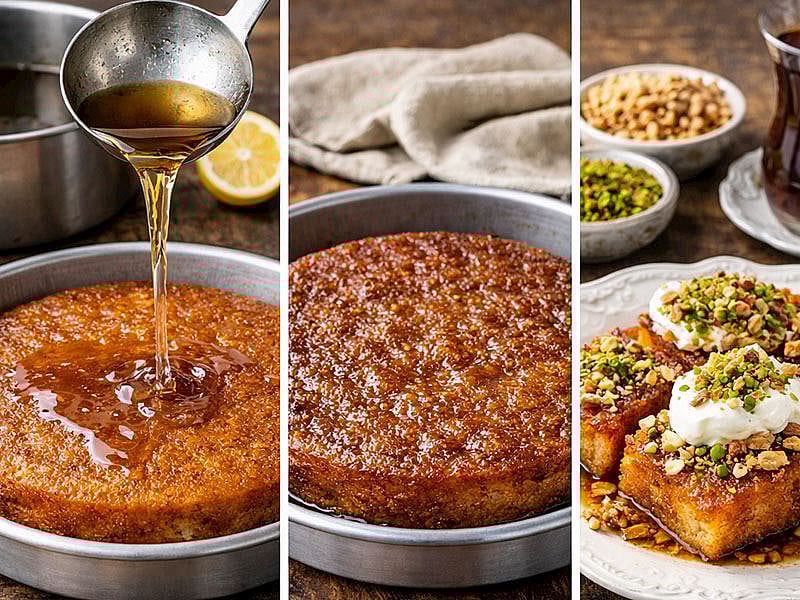 Hazır Ekmek Kadayıfı Nasıl Şerbetlenir?