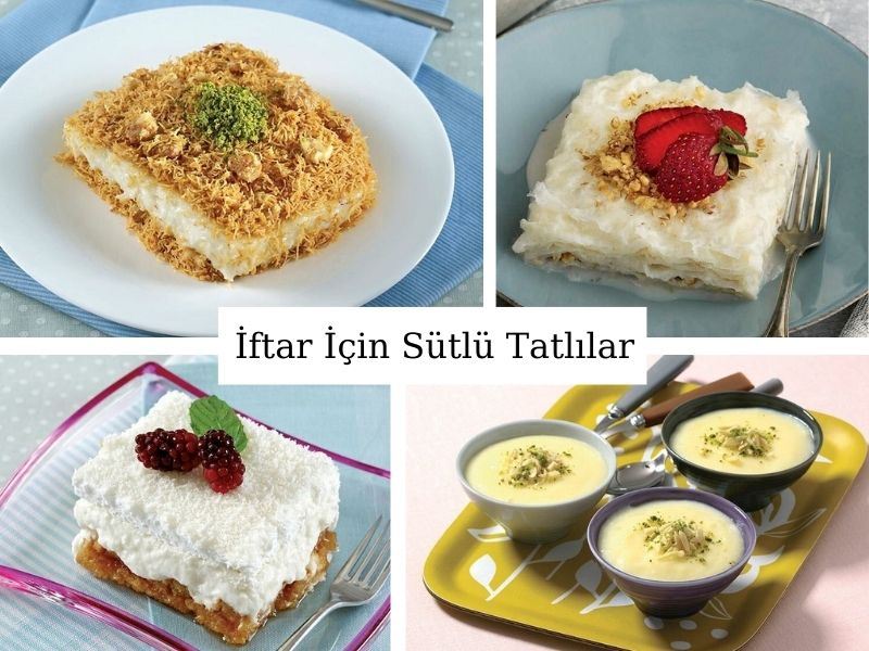 İftarlık Sütlü Tatlılar: Hafif ve Tam Kıvamında 24 Sütlü İftar Tatlısı