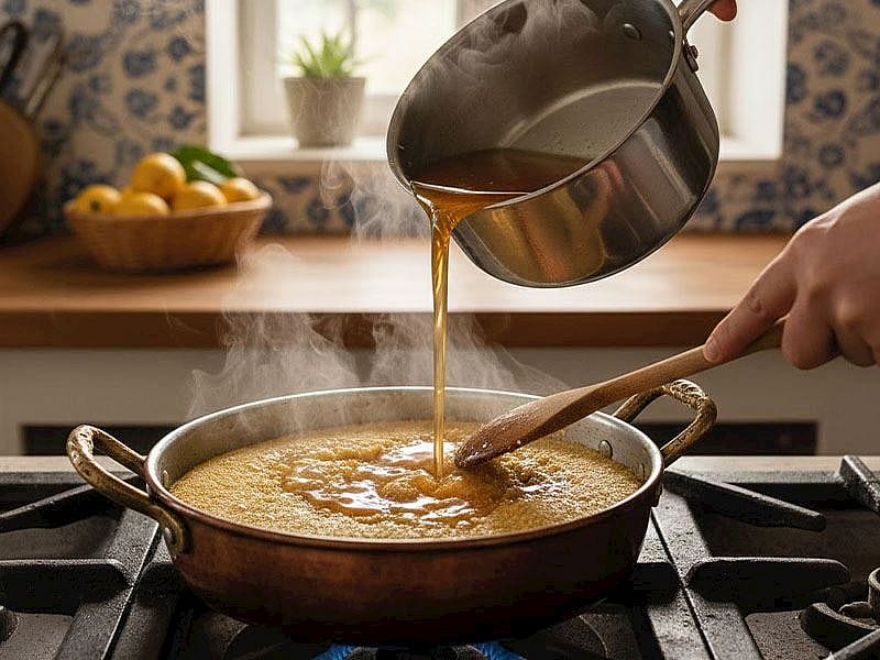 İrmik Helvasının Şerbeti Sıcak Mı Dökülür Soğuk Mu?