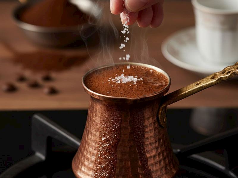 Kahveye Neden Bir Tutam Tuz Atılır?