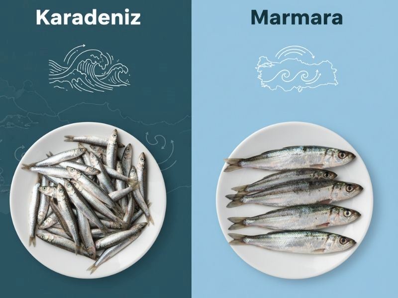 Karadeniz Hamsisi ile Marmara Hamsisi Arasındaki 3 Fark