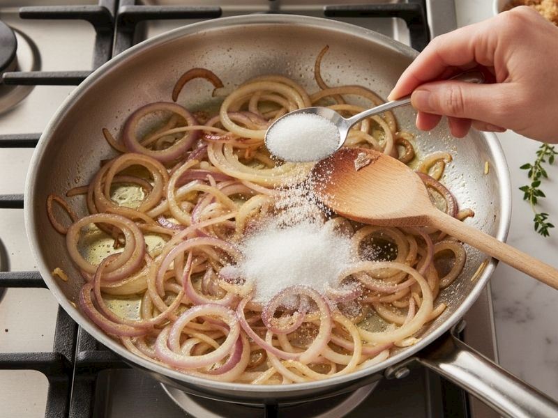 Karamelize Soğana Şeker Ne Zaman Atılır?