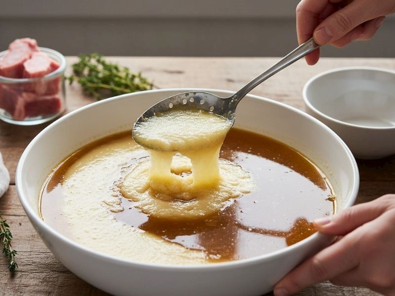 Kemik Suyunun Üzerindeki Yağ Atılır Mı?