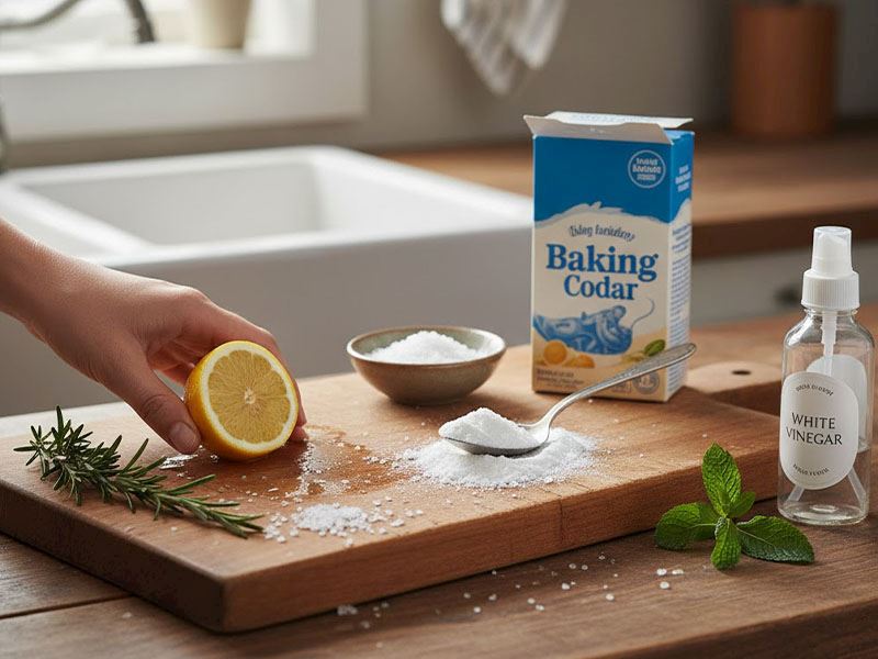 Kesme Tahtasındaki Kötü Kokuları Gidermenin 5 Yöntemi