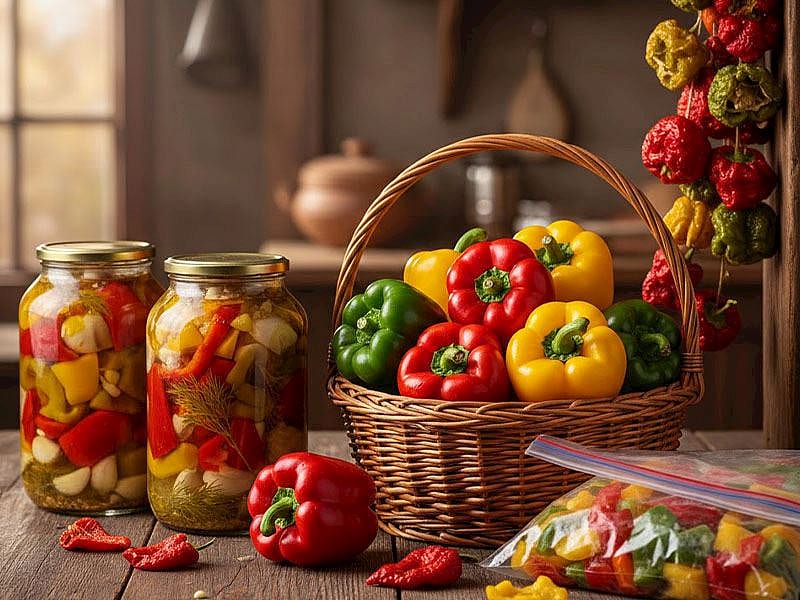 Kış İçin Dolmalık Biber Nasıl Saklanmalıdır?