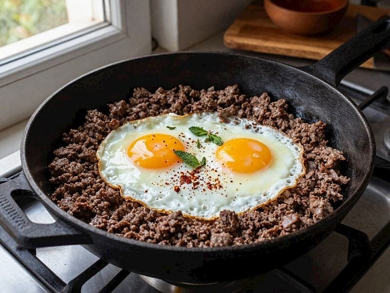 Kıymalı Yumurta Nasıl Yapılır?