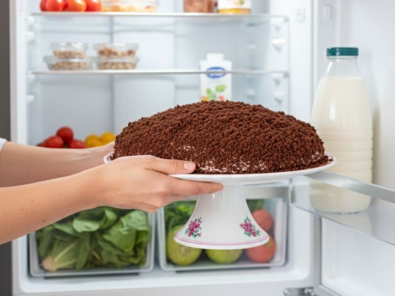 Köstebek Pasta Buzluğa Konur Mu ve Buzlukta Kaç Gün Saklanır?