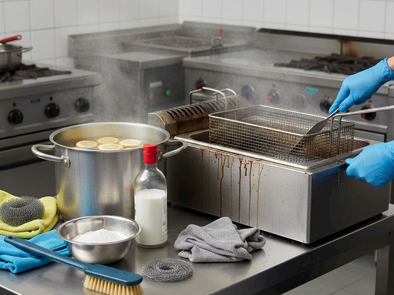 Kötü Kokan Fritözü Temizlemek İçin 5 Çözüm Yöntemi