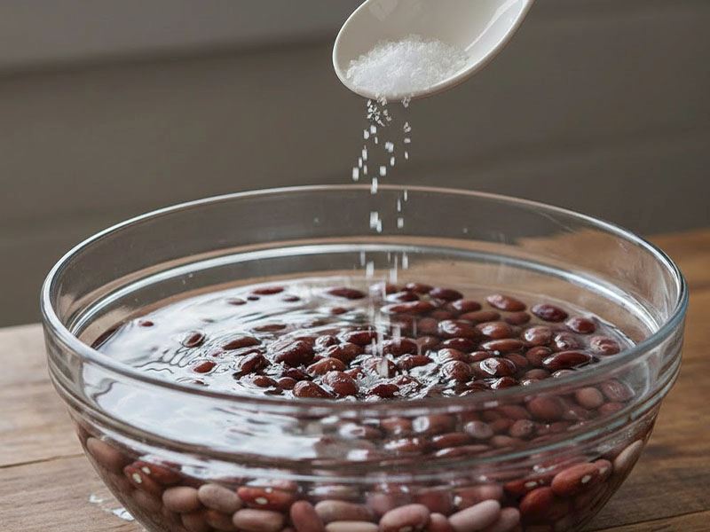 Kuru Barbunya Islatırken Tuz Atılır Mı?