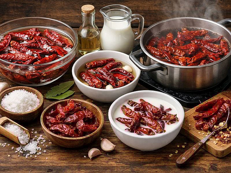 Kurutmalık Biberin Acısı Nasıl Giderilir?