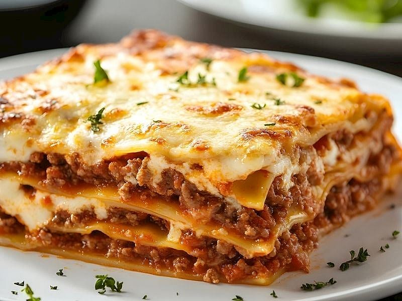 Lazanyanın Üzerine Ne Konur?