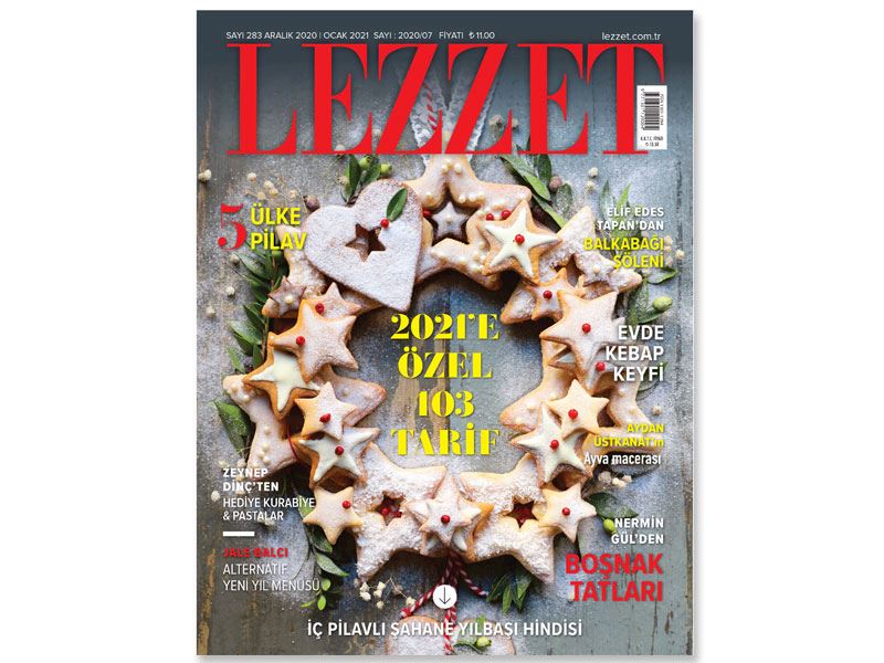 Lezzet'in Aralık-Ocak Sayısı Bayilerde!