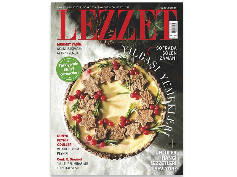 Lezzet'in Aralık-Ocak sayısı çıktı! 