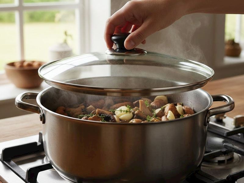 Mantar Sote Yaparken Tencerenin Kapağı Kapatılır Mı?