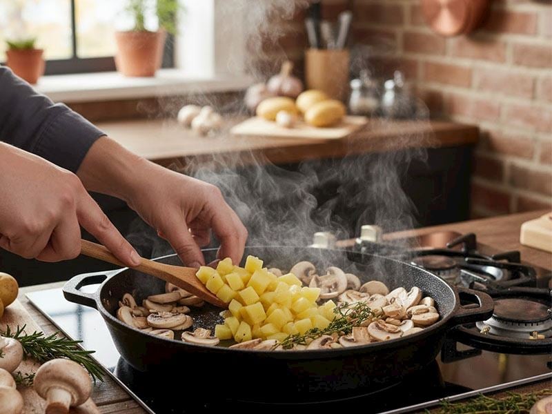 Mantar Soteye Patates Katılır Mı?