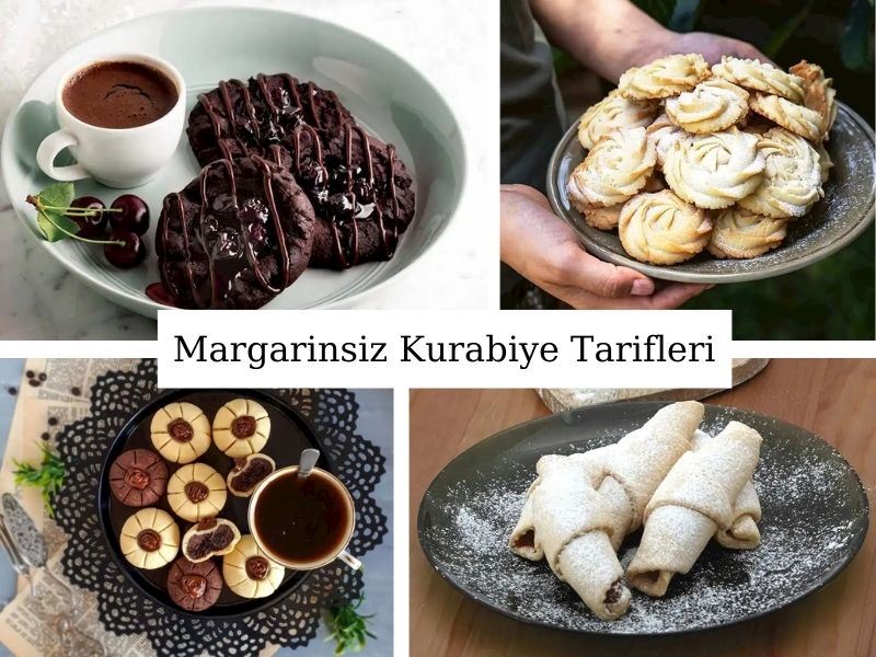 Margarinsiz Kurabiye Tarifleri: Kıyır Kıyır 20 Kurabiye Tarifi