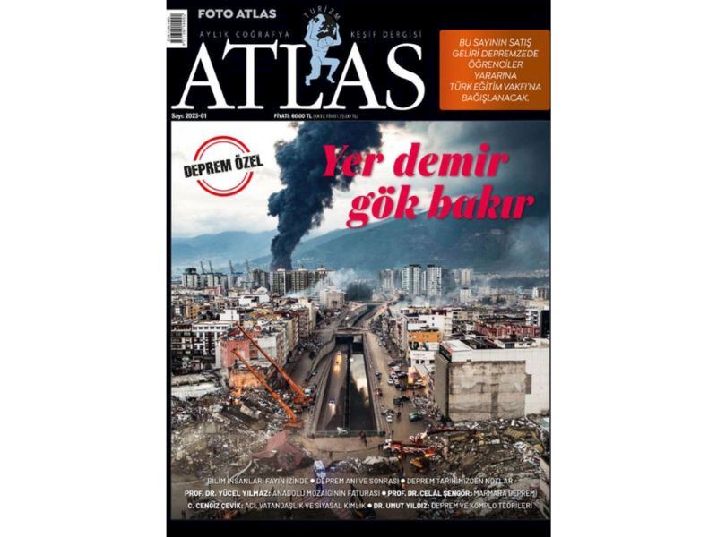 Mavi Çerçeve Karardı: Atlas'tan Deprem Özel Sayısı