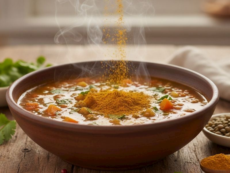 Mercimek Çorbasına Köri Konur Mu?