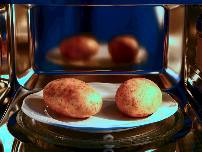 Mikrodalga Fırında Patates Nasıl Pişirilir? 