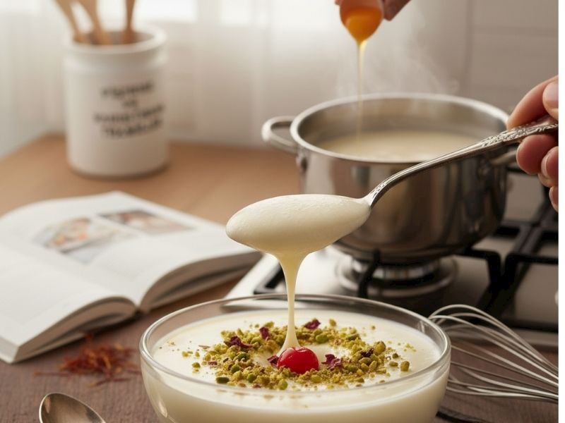 Muhallebiye Neden Yumurta Sarısı Konur?