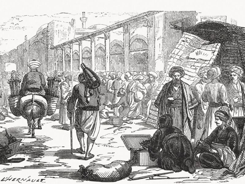 Osmanlı Sokaklarında Çalışan Seyyar Satıcılar