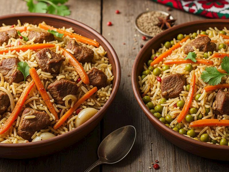 Özbek Pilavına Bezelye Konur Mu?