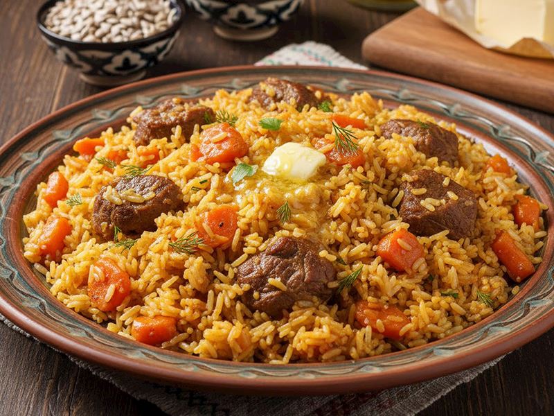 Özbek Pilavına Tereyağı Konur Mu?