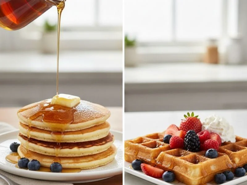 Pankek Hamuruyla Waffle Hamuru Aynı Mı?