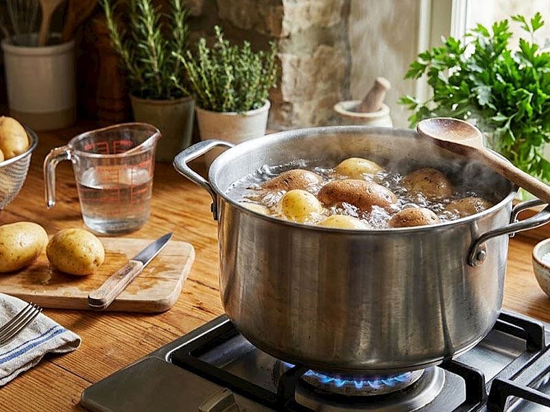 Patates Salatası Yaparken Patates Nasıl Haşlanır?