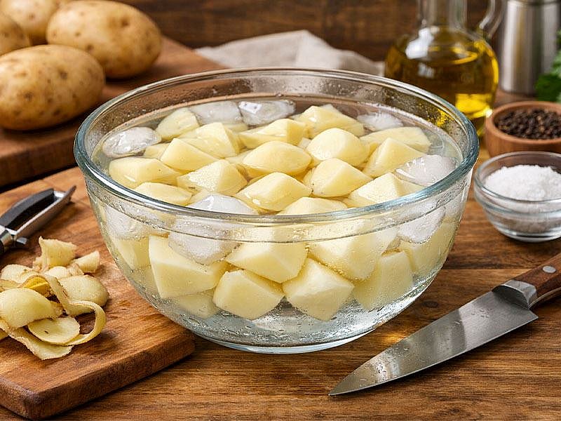 Patates Soyarken Neden Hemen Soğuk Suya Konur?