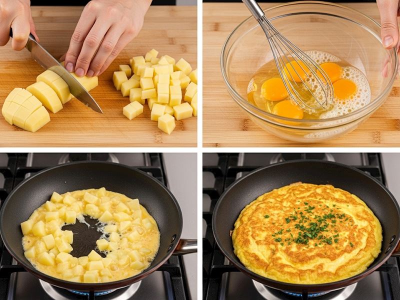 Patatesli Omlet Yapmanın 4 Püf Noktası