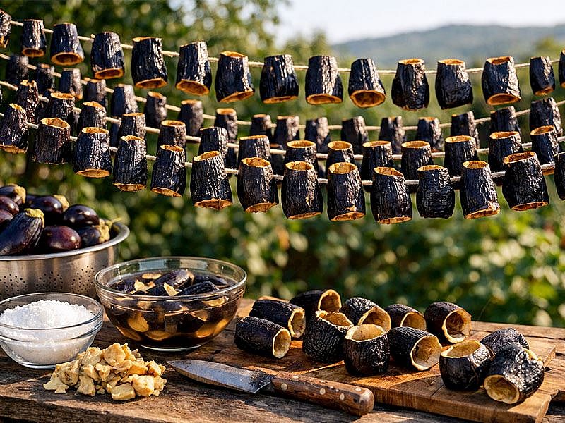 Patlıcan Kuruturken Çürümemesi İçin Ne Yapmalı?