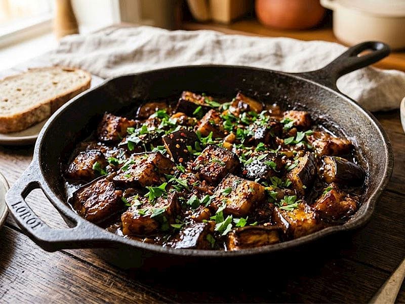 Patlıcanı Et Kıvamında Lezzetli Hale Getiren Yöntem