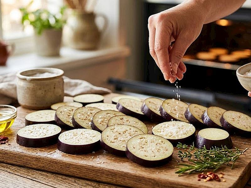 Patlıcanı Fırına Atmadan Önce Yapılan 2 Dakikalık İşlem