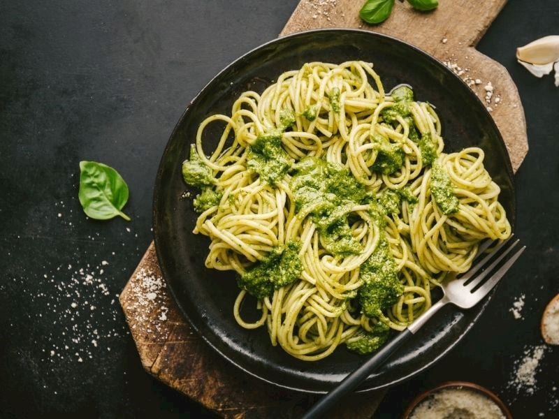 Pesto Soslu Makarnanın Püf Noktaları