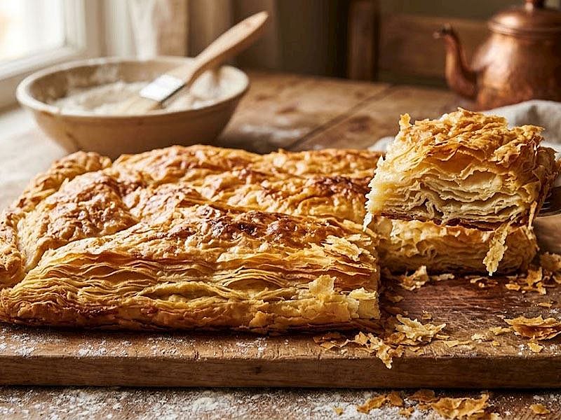Pişen Böreğin Tel Tel Ayrılmasını Sağlayan Yöntem